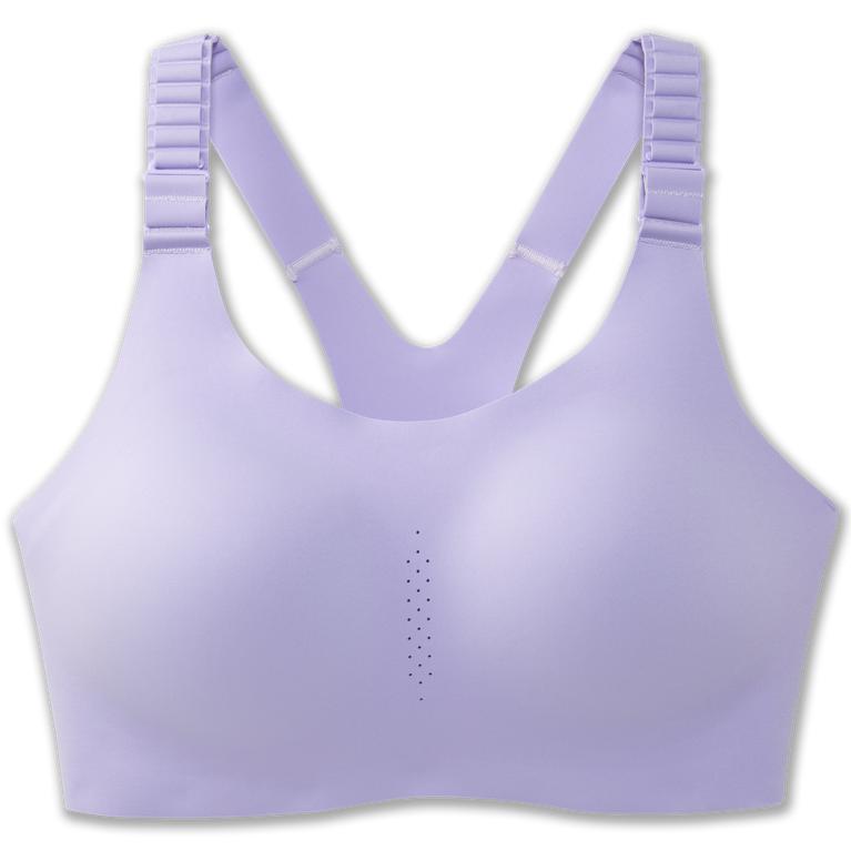 Brooks Dare Racerback 2.0 Sports Running Bra - Women's - Lavender Purple/Violet Dash (90812-XLBM)